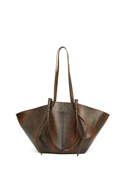 Mochi Large Renkli Kadın Deri Alışveriş Çantası