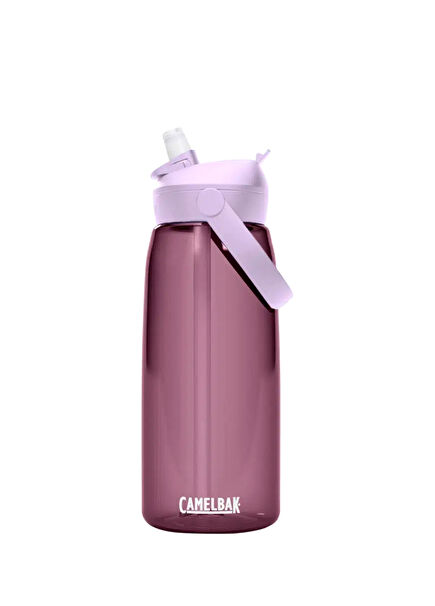 Thrive Flip Purple Tritan Drinker Flask with Straw 950 ml