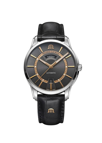 ML-PT6358SS001333-2 Black Men's Wristwatch