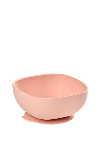 Pink Vakumlu Silikon Çocuk Kasesi