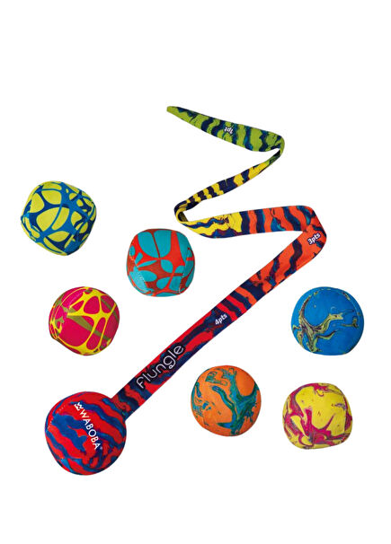 Flungle Tailed Bocce 7-Piece Ball Playset