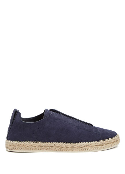 Triple Stitch Lacivert Erkek Süet Sneaker