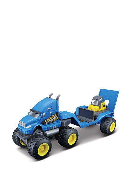 Builder Zone Mavi Taşıyıcı Tır Seti
