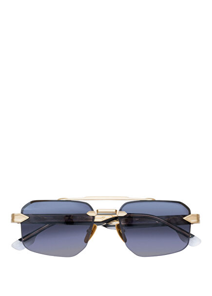 The Bright Gold Black Unisex Sunglasses