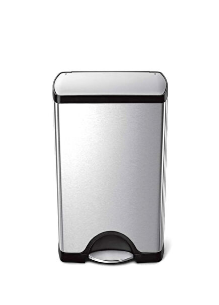 Rectangular Stainless Steel Trash Bin 38 L