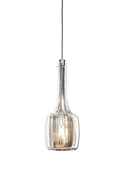 Bossanova Iron Grey Glass Pendant Chandelier