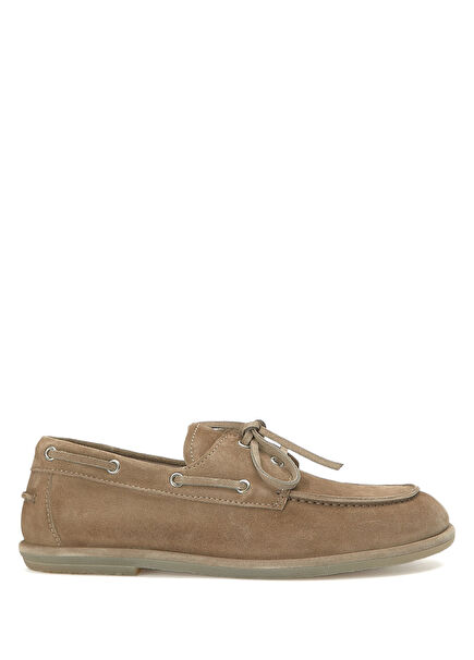 Love Bej Kadın Deri Loafer