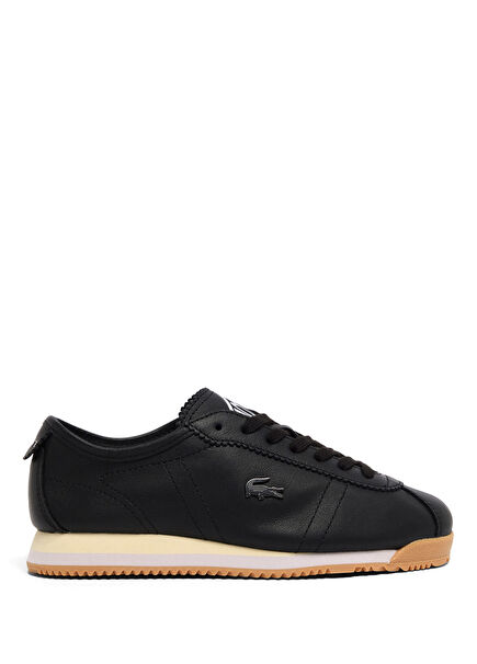 Club-Low Siyah Deri Kadın Sneaker