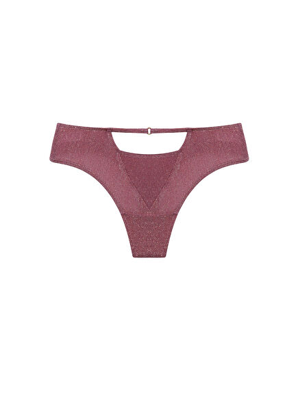 Maya Burgundy Women's String Panties