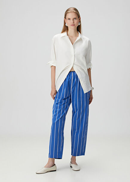Perfect Blue Striped Pants