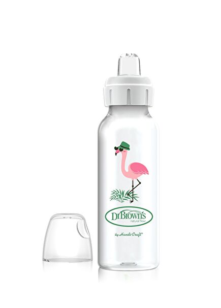 Milestones PP Sippy Flamingo Desenli 6+ Ay Biberon Bardak 250 ml