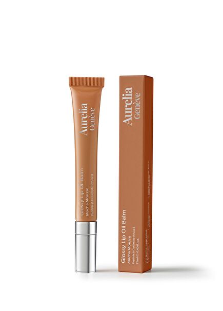 Mocha Mousse Glossy Lip Oil Balm