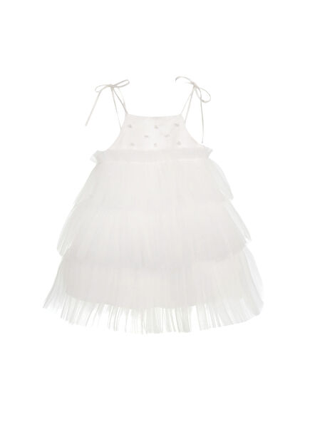 Adeline Off-White Girls' Dress