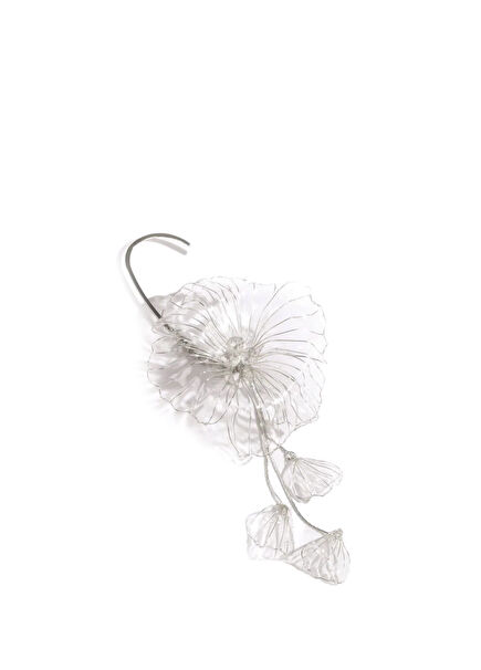 Nora Transparent Earcuff Kristal Taşlı Kadın Küpe