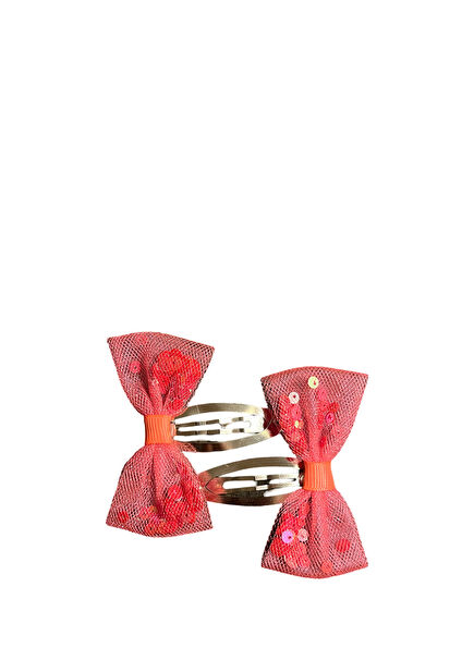 Tulle Bow Girls Clasp