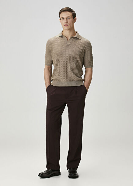 Brown Wool Pants