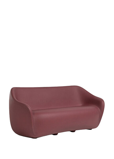 Reborn Burgundy Outdoor Garden Sofa