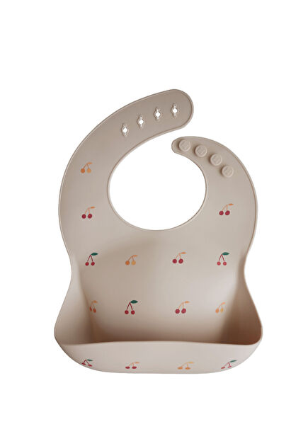 Cherries Silicone Bib