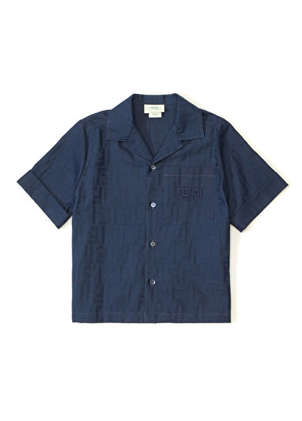 Navy Blue Boys Shirt