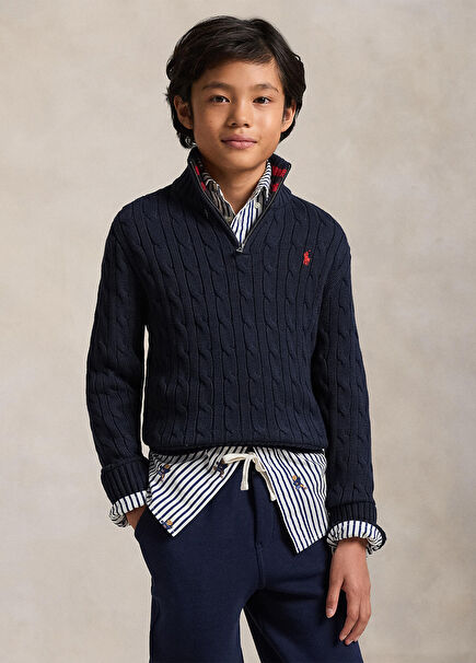 Navy Boys Sweater