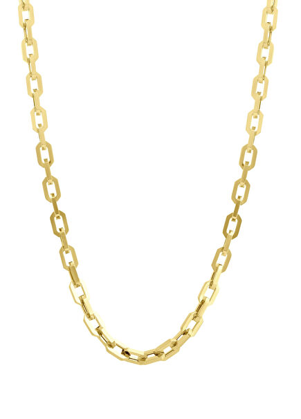 Hallow 14K Gold Men's Chain Necklace