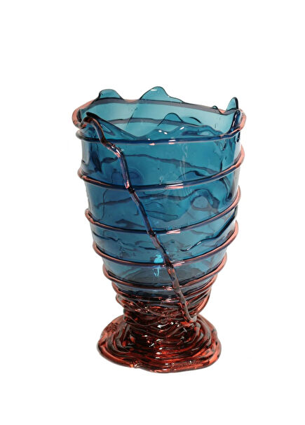 Pompitu II L Blue Fuchsia Vase