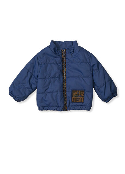 Navy Blue Unisex Baby Puffer Coat