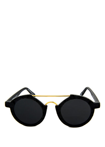 I0920V 46 STN 071 Siyah Metal Erkek Güneş Gözlüğü