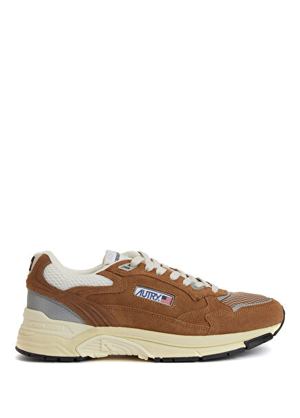 Hyperway Tan Men's Leather Sneakers