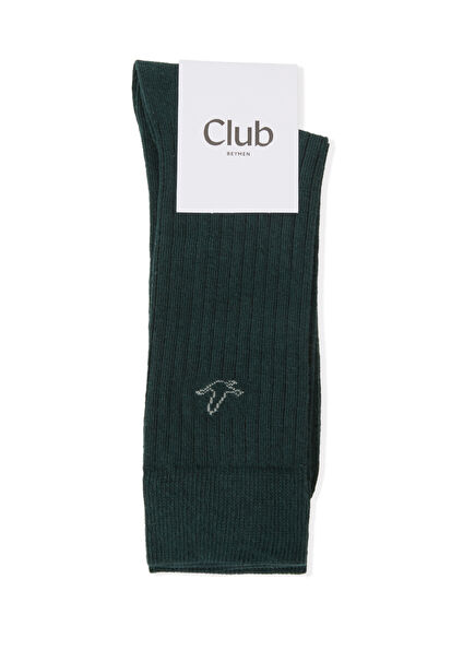 Green Goose Jacquard Men's Sports Socks