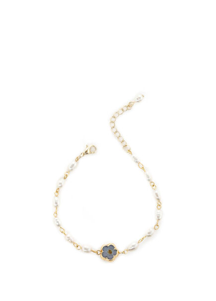 Holly Gold-Plated Pearl Women's Bracelet