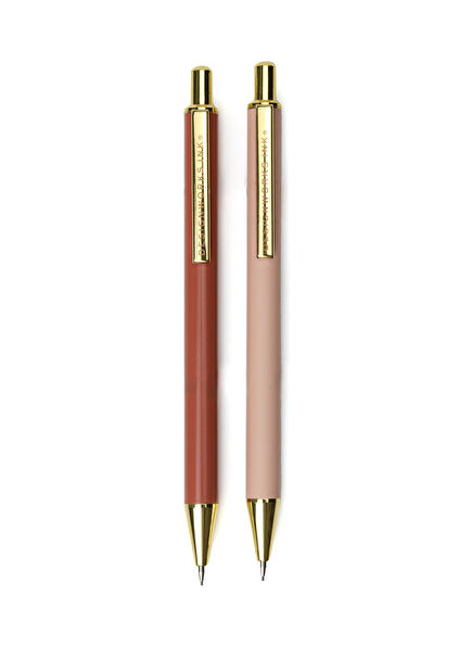 Rosewood + Blush Set of 2 Mechanical Pencils
