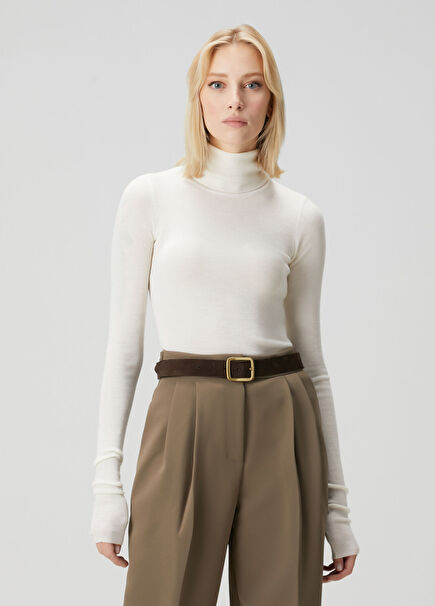 Ivory Wool Sweater