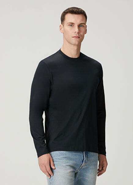 Siyah Uzun Kollu T-shirt