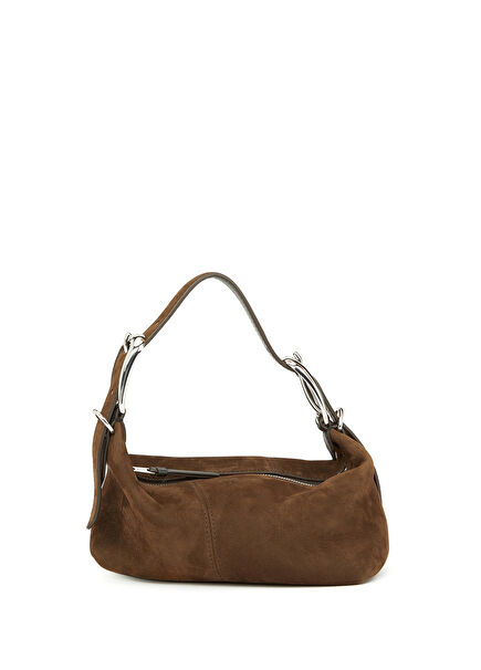 Koyu Kahverengi Kadın Deri Çanta