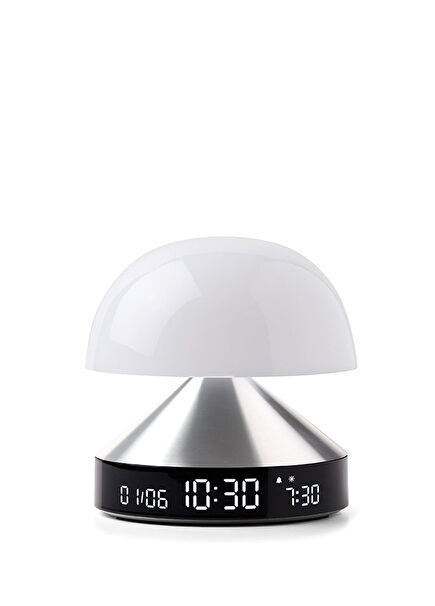 Mina Sunrise Alüminyum Gümüş Rengi Alarm Saatli Gün Işığı Simulatörü Aydınlatma 