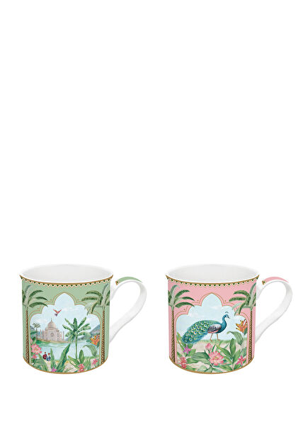 Paradise Sauvage Fine China Porselen 2'li Kupa Seti