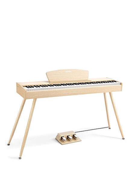 DDP-80 Wooden Style Naturel Wood Dijital Piyano 