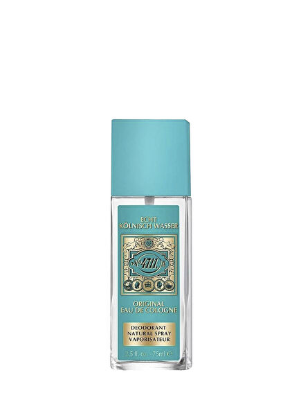 Original Eau De Cologne Deodorant Erkek Vücut Spreyi 75 ml