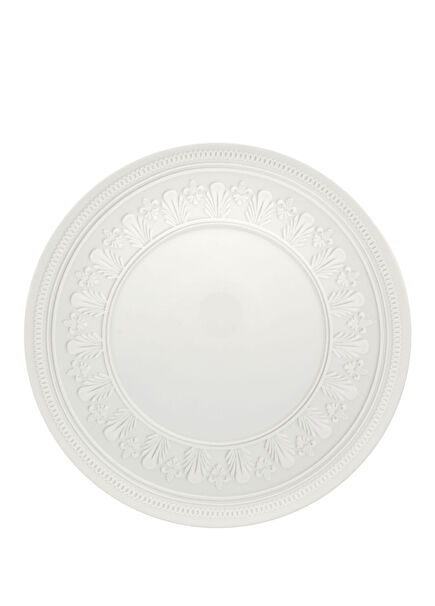 Ornament White Porcelain Breakfast Plate
