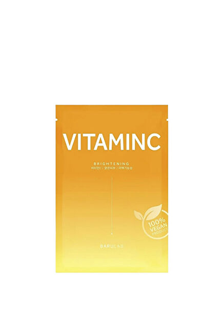 The Clean Vegan Mask C Vitaminli Aydınlatıcı Kağıt Yüz Maskesi 23 gr