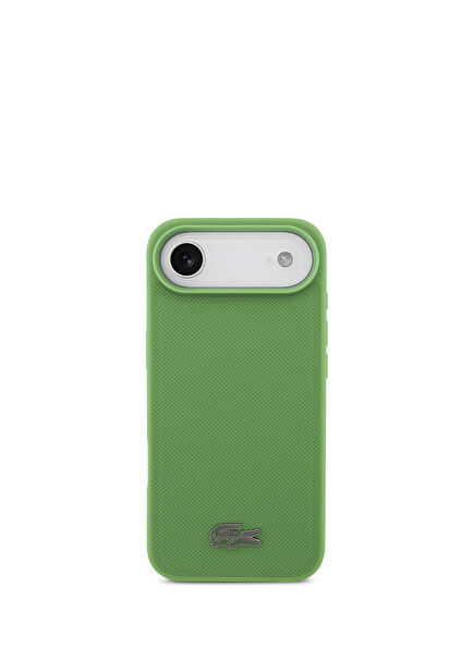 iPhone 17 Air Pike Desenli Metal Logolu Kartlıklı Magsafe Uyumlu Telefon Kılıfı