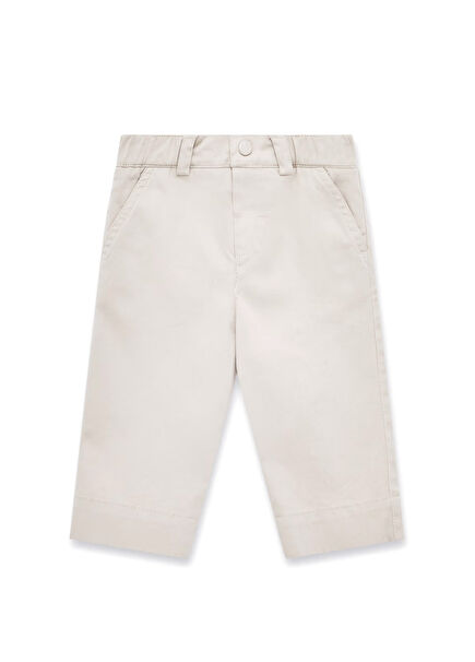 Natural Logo Patched Boys Pants