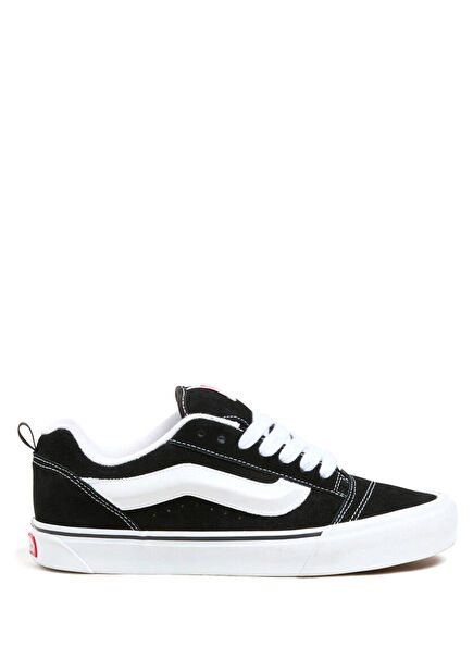 Knu Skool Black White Women's Leather Sneakers