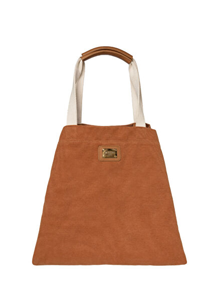 Sole Tote Terracotta Kanvas Kadın El Çantası