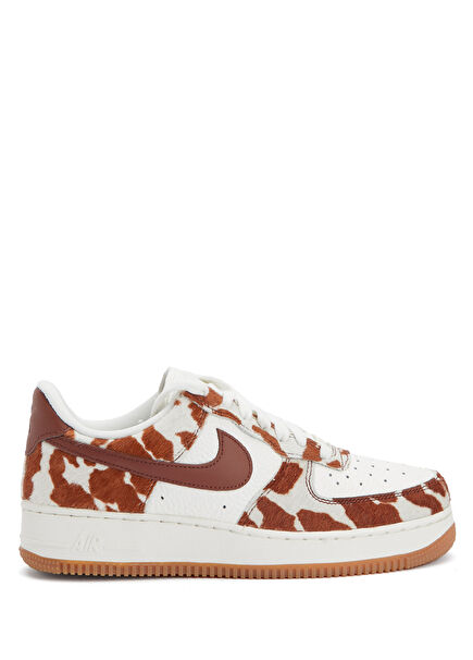 Air Force 1 '07 Krem Kahverengi Kadın Deri Sneaker
