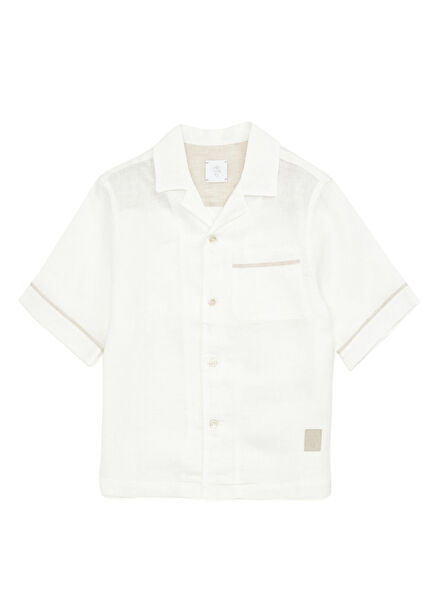 Off-White Boy Linen Shirt
