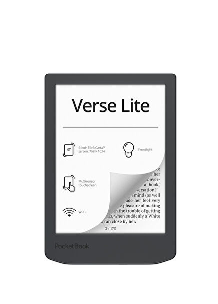 Verse Lite 6" E-Ink Carta Touchscreen E-Reader