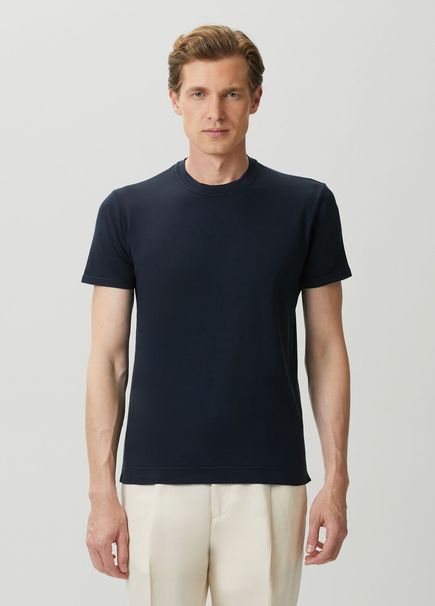 Lacivert Basic T-shirt