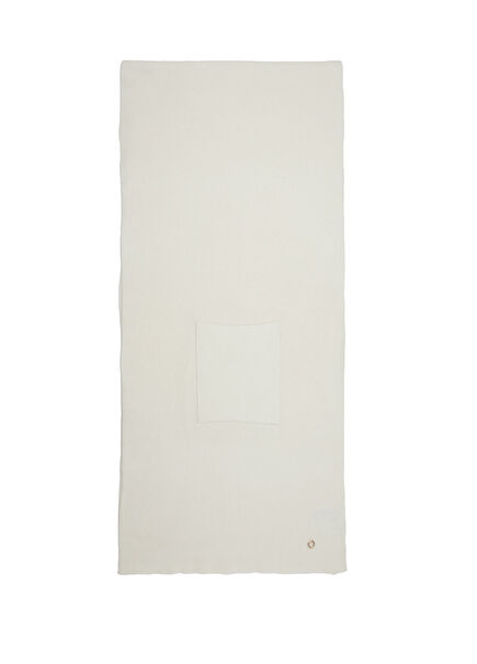 Ecru Women's Wool Cashmere Blend Scarf